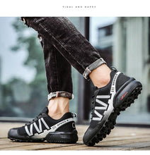 Load image into Gallery viewer, Cycling Mens Waterproof Outdoor Hiking Sneakers Men's Trail Running Shoes Fashion Hiking Sneakers For Men Tennis Cross Training Shoe Mens Casual Outdoor Walking Workout Footwear