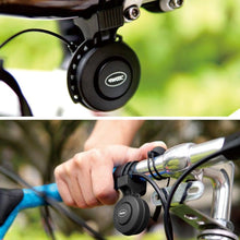 Load image into Gallery viewer, Cycling Mountain Road Bike Electronic Horn USB Rechargeable Electric Scooter Bicycle Handlebar Sound Alarm Ring Bell Outdoor Mini Bicycle Horn 130 db Loud Handlebar Cycling Alarm Alert Ring For Mountain Bike