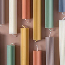 Load image into Gallery viewer, Cylinder DIY Soy Candle Home Decoration Handmade Scented Candles Aromatherapy Romantic Dinner Pillar Candles Clean Burning Dinner Candles for Wedding Home Décor Party Restaurant Spa Candles
