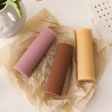 Load image into Gallery viewer, Cylinder DIY Soy Candle Home Decoration Handmade Scented Candles Aromatherapy Romantic Dinner Pillar Candles Clean Burning Dinner Candles for Wedding Home Décor Party Restaurant Spa Candles