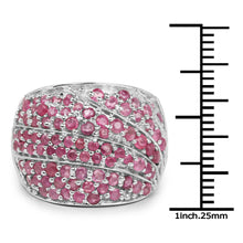 Load image into Gallery viewer, 2.97 Carat Genuine Ruby .925 Sterling Silver Ring