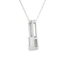 Load image into Gallery viewer, .06ct Zircon Diamond Fashion Pendants 10KT White Gold