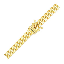 Load image into Gallery viewer, 6.1mm 14k Yellow Gold Semi Solid Miami Cuban Bracelet