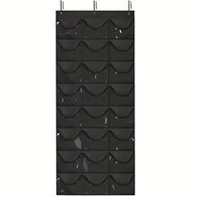 Load image into Gallery viewer, 24-Grid Hanging Door Organizer – Space-Saving Nylon Storage with Clear Pockets