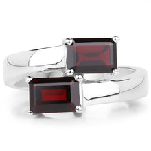 Load image into Gallery viewer, 2.40 Carat Genuine Garnet .925 Sterling Silver Ring