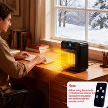Load image into Gallery viewer, Space Heater for Indoor Use – 1500W Ceramic with Remote & Timer