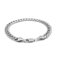 Load image into Gallery viewer, 6.7mm 14k White Gold Miami Cuban Semi Solid Bracelet