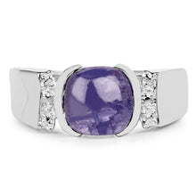 Load image into Gallery viewer, 2.80 Carat Genuine Tanzanite .925 Sterling Silver Ring