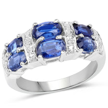 Load image into Gallery viewer, 2.44 Carat Genuine Kyanite .925 Sterling Silver Ring
