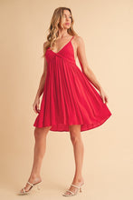 Load image into Gallery viewer, New Summer Ruched Plunge Mini Cami Dress For Women Chic & Flattering, Sculpted Fit, Plunging Romantic Neckline for Night Out & Special Events