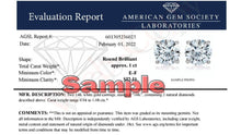 Load image into Gallery viewer, AGS Certified 14K White Gold 1.0 Cttw 4-Prong Set Brilliant Round-Cut Solitaire Diamond Push Back Stud Earrings (E-F Color, SI2-I1 Clarity)