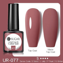 Load image into Gallery viewer, Dark Blue Matte Colorful UV Nail Gel Polish Semi Permanent Popular High Quality Fashion Design