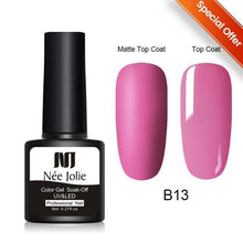 Load image into Gallery viewer, Dark Blue Matte Colorful UV Nail Gel Polish Semi Permanent Popular High Quality Fashion Design