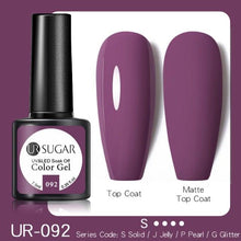 Load image into Gallery viewer, Dark Blue Matte Colorful UV Nail Gel Polish Semi Permanent Popular High Quality Fashion Design