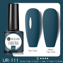 Load image into Gallery viewer, Dark Blue Matte Colorful UV Nail Gel Polish Semi Permanent Popular High Quality Fashion Design