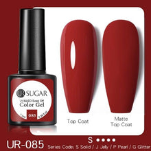 Load image into Gallery viewer, Dark Blue Matte Colorful UV Nail Gel Polish Semi Permanent Popular High Quality Fashion Design