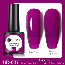 Load image into Gallery viewer, Dark Blue Matte Colorful UV Nail Gel Polish Semi Permanent Popular High Quality Fashion Design