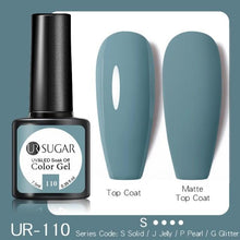 Load image into Gallery viewer, Dark Blue Matte Colorful UV Nail Gel Polish Semi Permanent Popular High Quality Fashion Design