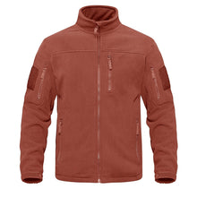 Load image into Gallery viewer, Dark Blue Warm Multi-Pockets Outdoor Tactical Fleece Jacket Soft Unique Style Jacket Work Coats Men's Windbreaker Jacket Sport Hiking Coat For Winter And Autumn