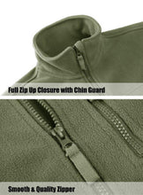 Load image into Gallery viewer, Dark Blue Warm Multi-Pockets Outdoor Tactical Fleece Jacket Soft Unique Style Jacket Work Coats Men's Windbreaker Jacket Sport Hiking Coat For Winter And Autumn