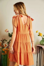 Load image into Gallery viewer, New Summer V-Neck Tie Shoulder Dress For Women – Chic, Fluttering, Versatile, Elegant, Timeless, Must-Have Wardrobe Piece