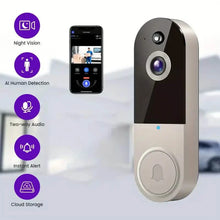 Load image into Gallery viewer, 1080P HD Smart Doorbell Camera with AI Detection & Night Vision