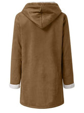 Load image into Gallery viewer, Full Size Pocketed Long Sleeve Hooded Toggle Jacket – Stylish & Functional Outerwear for Women