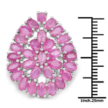Load image into Gallery viewer, 8.10 Carat Genuine Ruby .925 Sterling Silver Ring