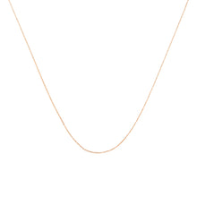 Load image into Gallery viewer, Solid 10K Yellow Gold 0.5mm Slim and Dainty Unisex 18" Rope Chain Necklace