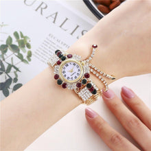 Load image into Gallery viewer, New Luxury Rhinestone Bracelet Watch Women Watches Ladies Wristwatch Clock For Female and Girls