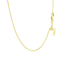 Load image into Gallery viewer, 14k Yellow Gold Adjustable Cable Chain 0.9mm