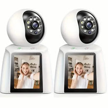 Load image into Gallery viewer, 2-Pack: 2K Indoor Security Camera | 2-Way Audio & Video Call + Night Vision