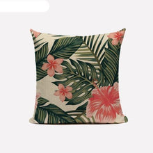 Load image into Gallery viewer, Decorative Linen Cotton Pillow Case Green Throw Pillowcase Outdoor Throw Pillow Cases Decorative Cushion Cover Cotton Linen Farmhouse Home Decor For Couch Sofa Bedroom Farmhouse Style Cushion Cover