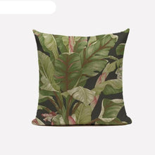 Load image into Gallery viewer, Decorative Linen Cotton Pillow Case Green Throw Pillowcase Outdoor Throw Pillow Cases Decorative Cushion Cover Cotton Linen Farmhouse Home Decor For Couch Sofa Bedroom Farmhouse Style Cushion Cover