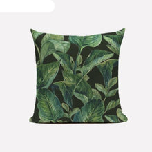 Load image into Gallery viewer, Decorative Linen Cotton Pillow Case Green Throw Pillowcase Outdoor Throw Pillow Cases Decorative Cushion Cover Cotton Linen Farmhouse Home Decor For Couch Sofa Bedroom Farmhouse Style Cushion Cover