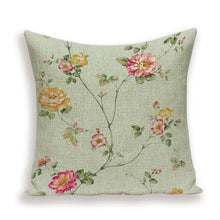 Load image into Gallery viewer, Decorative Plant Flower Throw Pillow Cover Soft Linen Cushion Cover For Living Room Couch Sofa Patio Outdoor Home Decor Decorative Plant Flower Throw Pillow Covers For Couch Sofa Bed Modern Quality Design Cushion Cover 45x45cm