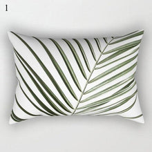 Load image into Gallery viewer, Decorative Throw Pillows Tropical Plants Pillow Cover Polyester Pillow Covers With Flowers And Plants Tropical Style Linen Throw Pillow Covers Decoration Pillowcase Cushions Home Decor