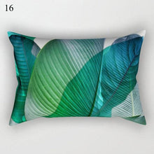 Load image into Gallery viewer, Decorative Throw Pillows Tropical Plants Pillow Cover Polyester Pillow Covers With Flowers And Plants Tropical Style Linen Throw Pillow Covers Decoration Pillowcase Cushions Home Decor