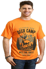 Load image into Gallery viewer, Deer Camp Men's Bamboo Viscose/Organic Cotton Short Sleeve Graphic T-Shirt