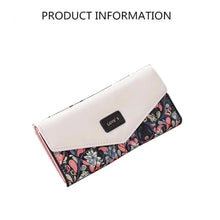 Load image into Gallery viewer, Delightful Small Floral PU Leather Money Purse For Women And Girls Fashion Designer Buckle Wallets for Female