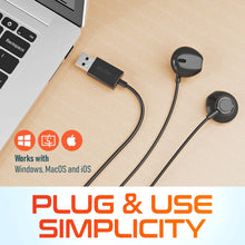 Load image into Gallery viewer, Delton 10E USB A Wired Computer Headset with Microphone 8ft Long Cord Wired