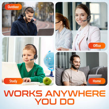 Load image into Gallery viewer, Delton 12Y USB Computer Headset with Microphone Noise Isolating Headphones In-Line Volume Control