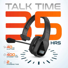 Load image into Gallery viewer, Delton 20X Wireless Computer Headset with USB Dongle and Hook, Trucker Bluetooth Headphone with Noise Canceling Mic