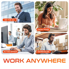 Load image into Gallery viewer, Delton 20X Wireless Computer Headset with USB Dongle Bluetooth Headphone