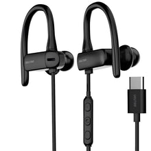 Load image into Gallery viewer, Delton 24EC USB-C Wired Earbuds with Microphone Ergonomic In-Ear Design with Ear Hook