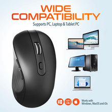 Load image into Gallery viewer, Delton D101and S8 Optical Wireless Mouse and Non-Skid Mouse Pads Wireless Charging for Qi-Enabled Devices