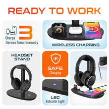 Load image into Gallery viewer, Delton M101 Wireless Computer Headset with Microphone