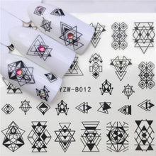 Load image into Gallery viewer, Designer Water Transfer Tips Nail Art Pink Rose Flower Sticker Decals Women Beauty Wedding Nails Love Nail Art Decoration Pop Art Nail Stickers Sexy Girl Designs Comics Water Transfer Decals Manicure DIY Lips Nail Art Decorations Slider Nail Art Stickers