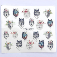 Load image into Gallery viewer, Designer Water Transfer Tips Nail Art Pink Rose Flower Sticker Decals Women Beauty Wedding Nails Love Nail Art Decoration Pop Art Nail Stickers Sexy Girl Designs Comics Water Transfer Decals Manicure DIY Lips Nail Art Decorations Slider Nail Art Stickers