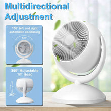 Load image into Gallery viewer, Desk Air Circulator Fan 4 Speed Adjustment
